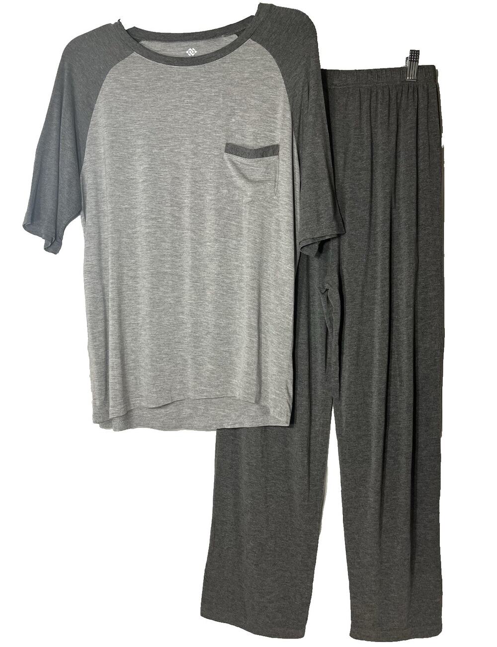 MoFiz Gray Lightweight Lounge Pajama Set Men’s Small